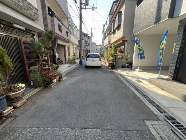 大橋町中古戸建の前面道路含む現地写真|前面道路含む現地写真です
