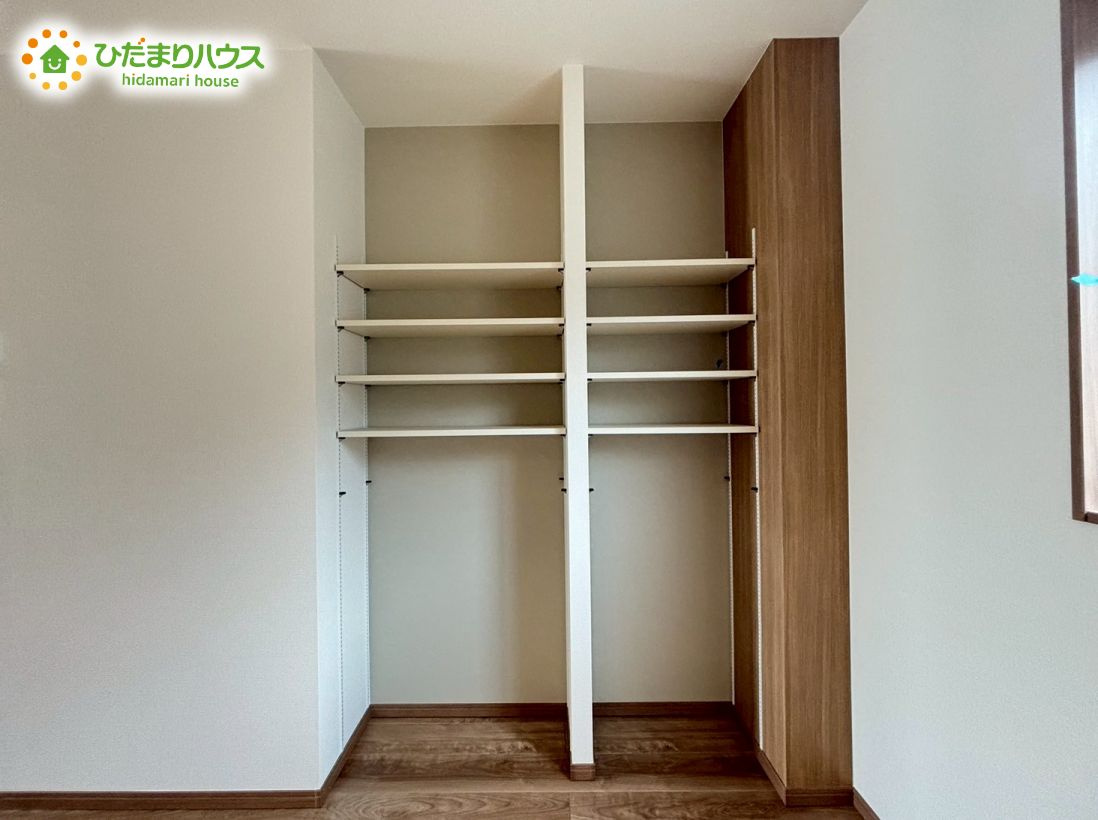 熊谷市久保島　第2期　新築戸建　ワイウッドコート　　01の収納|空間を有効活用した収納(*^-^*)			

