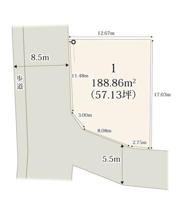 熊谷市久保島　第2期　新築戸建　ワイウッドコート　　01の区画図