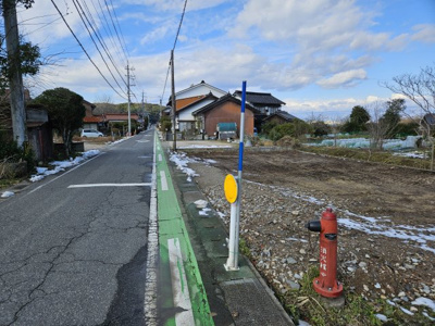 【前面道路含む現地写真】 | 鳥取市気高町下原土地