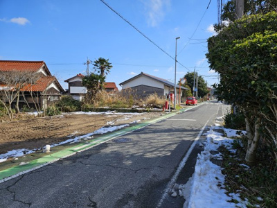 【前面道路含む現地写真】 | 鳥取市気高町下原土地