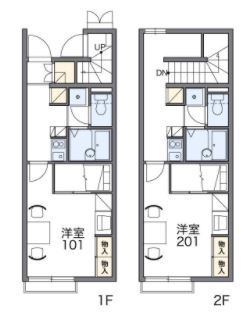 レオパレスHYTⅥの間取り|画像2