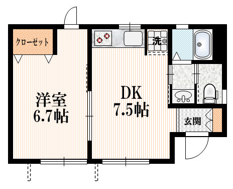 高橋メゾンの間取り