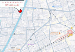 サンテラスエクセルガーデンの地図