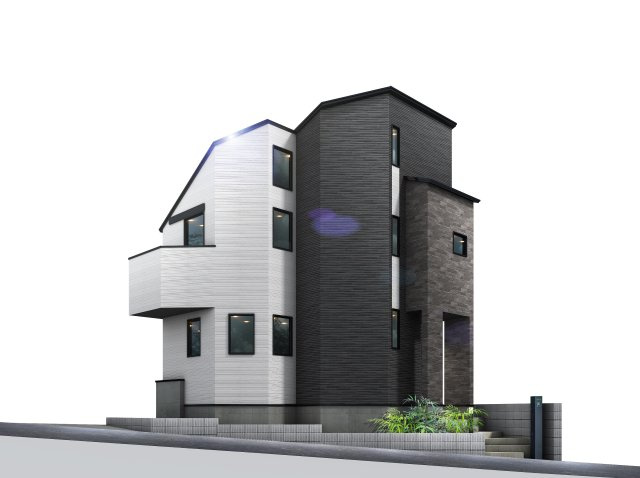 ＜LIBERi リーベリー＞練馬区春日町5丁目　子育て最適エリア　限定1棟の外観パース|外観の完成予想図