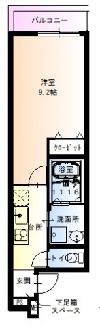 フジパレス東今里Ⅱ番館の間取り