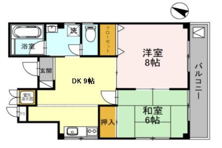 ローテローゼ久寿川の間取り