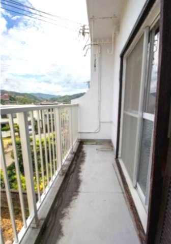 冬野テラスハウスのバルコニー