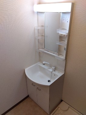 クレアージュ小中野Bの洗面所