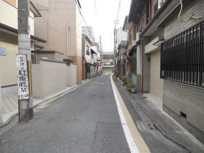 西田マンションの地図|前面道路