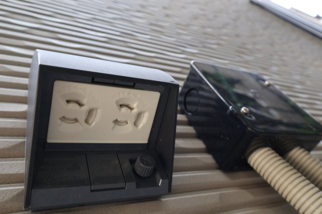 【その他】 | 《仲介手数料無料》南区白幡６丁目1373-7(全1戸)新築一戸建てFelidiaGarden | 外のコンセント
撮影日 2025年8月21日 13:20 晴れ