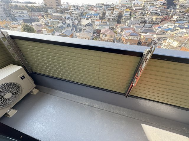 アリビア東朝霧丘のバルコニー
