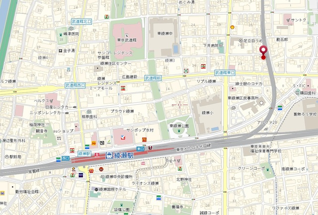 メゾン　イーストの地図|★案内図★