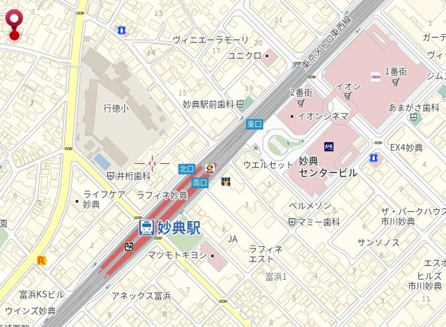リシュブール妙典の地図|★案内図★