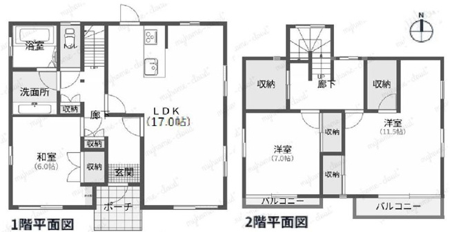 【間取り】 | 伊勢崎市韮塚町　中古住宅 | 実際にご見学頂くと、周辺の生活環境やコンセントの位置、収納の広さなどがご理解頂けます。お気軽に内覧予約をしてください！