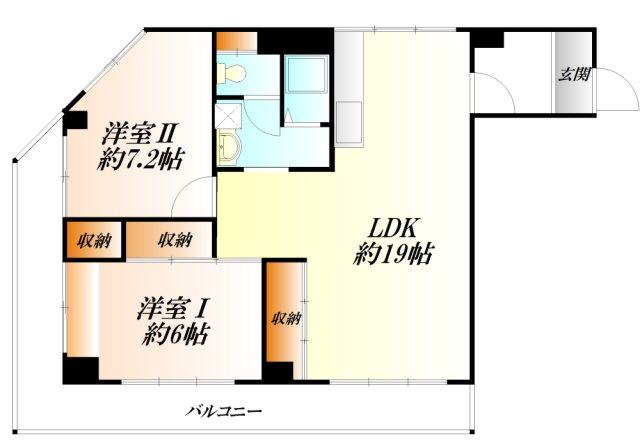 杉浦ビルの間取り