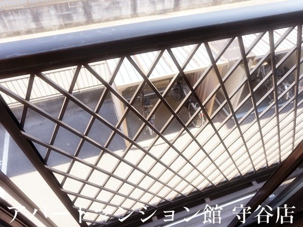 カーサ中田のバルコニー