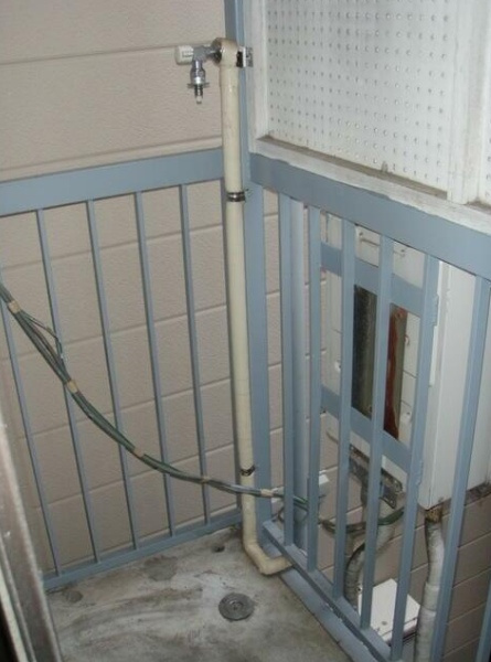 サンハイツのバルコニー