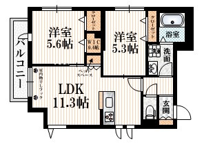 （仮称）新宿６丁目計画（ペット共生）の間取り