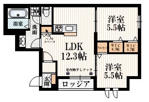 フェールシュヴァルの間取り