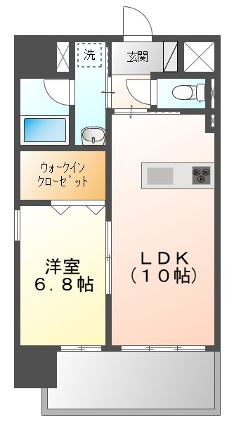 ハアラン高柳の間取り