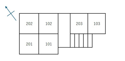 【区画図】 | コーポYUZUKI