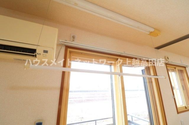 タウンコートくろい駅東 Ⅲの展望|室内物干し
