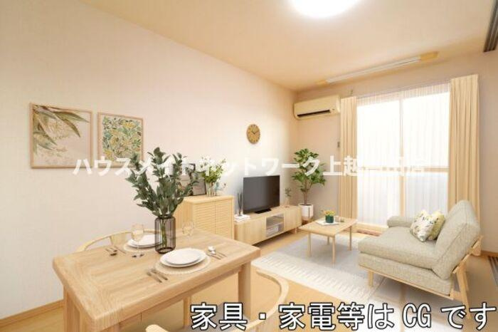 タウンコートくろい駅東 Ⅲの内装|LDKCG