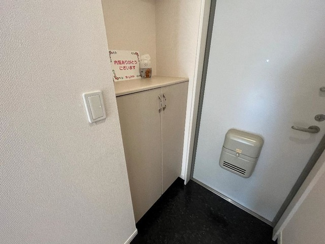 ウィング東合川の玄関|シューズボックス付きの玄関です☆