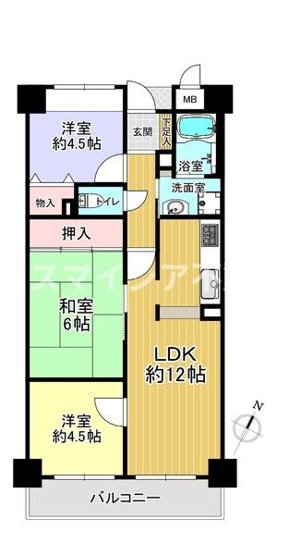 【間取り】 | ロイヤルシャトー交野