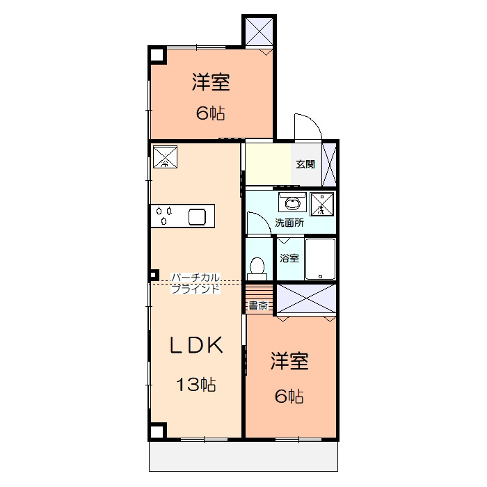 ホワイトハウス荏子田の間取り