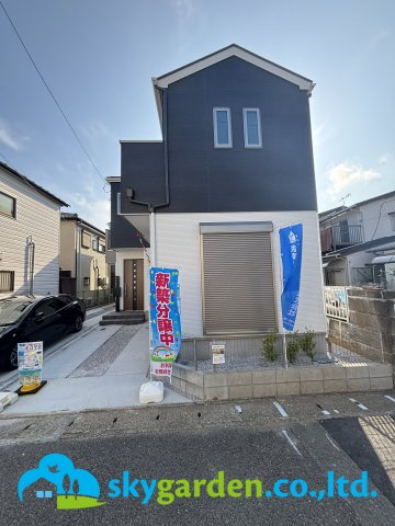 平塚市平塚1期　新築戸建　全2棟1号棟の外観