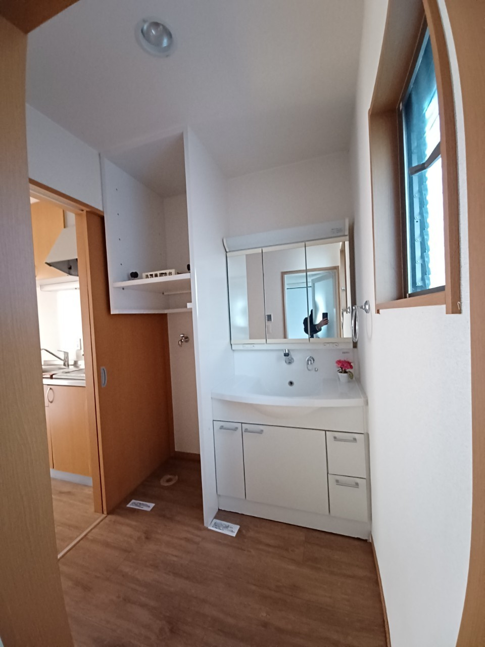 SOPHIAの洗面所|広い洗面スペース