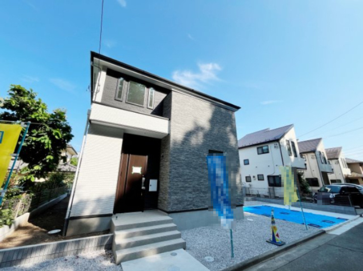 祝　成約済み　八王子市　松木　新築戸建て　１期の外観|～仲介手数料無料☆八王子ひなた不動産～　八王子市松木　新築戸建