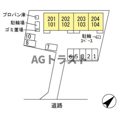 【区画図】 | ペイサージュ箕田