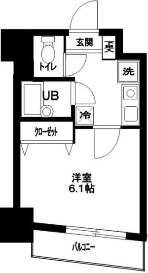 【間取り】 | メインステージ蒲田Ⅱ
