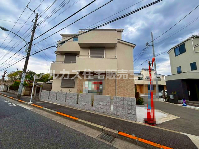 三鷹市北野３丁目 京王線 仙川駅 新築戸建の前面道路含む現地写真
