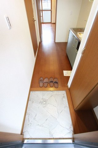 アミカ湘南Aの玄関