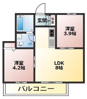 【間取り】 | グラン六ツ川