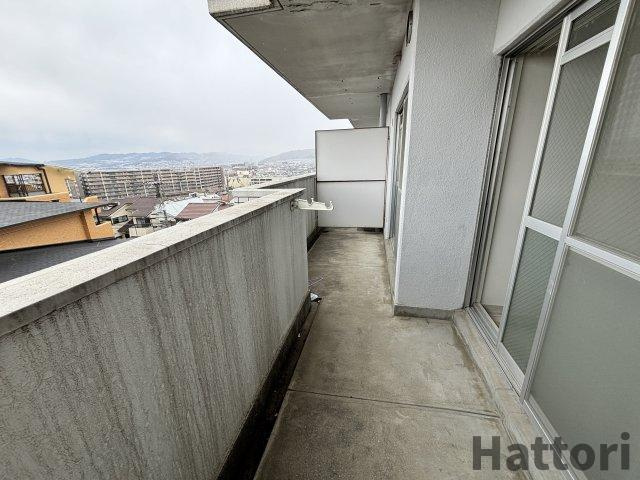 リブレ待兼山のバルコニー