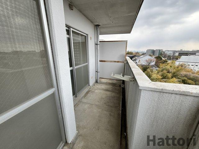 リブレ待兼山のバルコニー