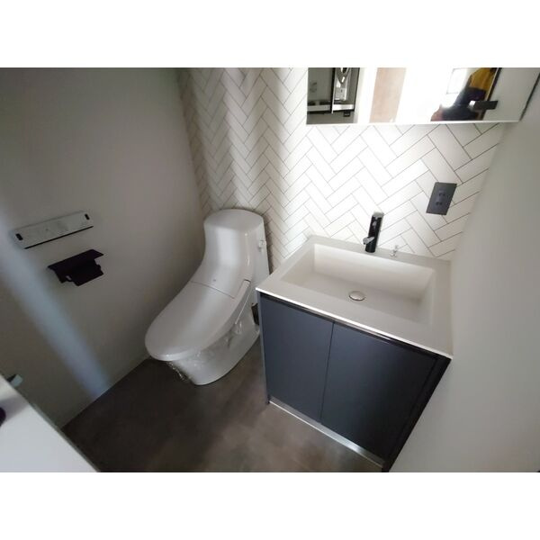 LeGioie中村区役所駅の洗面所