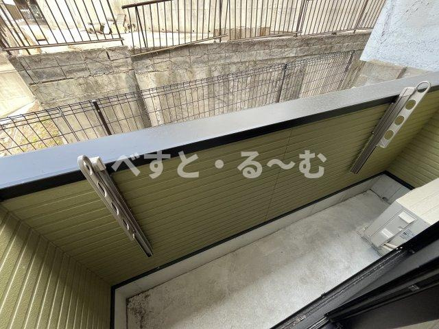 アリビア東朝霧丘のバルコニー