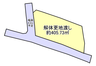 【土地図】 | 売地　岩国市通津