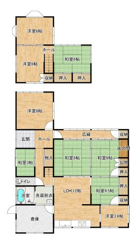 【間取り】 | 柳井・伊予金