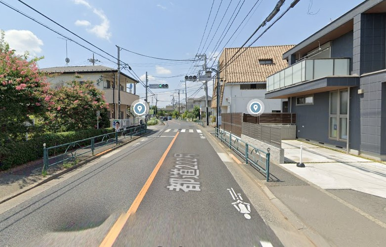 国分寺市戸倉2丁目土地の前面道路含む現地写真|◎昭和記念公園・国分寺公園・小平市立中央公園がお近くです