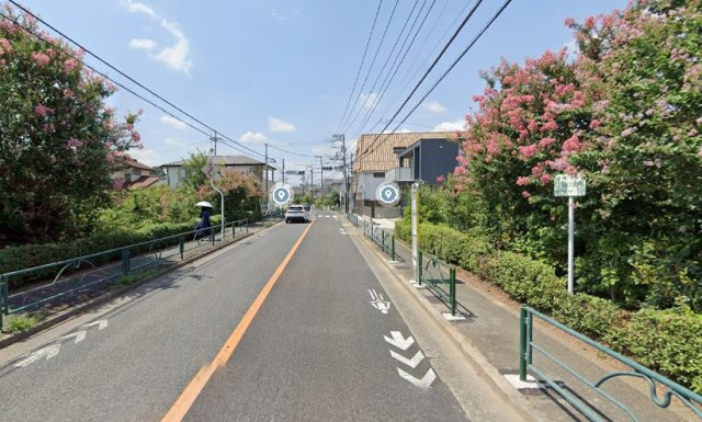 国分寺市戸倉2丁目土地の前面道路含む現地写真|◎立川駅にもほど近いので、IKEA・ららぽーとを始めハイクオリティな商業施設でお買い物も充実です♪