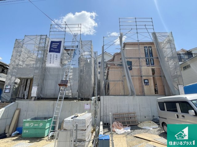 堺市西区上野芝向ヶ丘町　新築一戸建ての外観|現在建築中！落ち着いた街並みで新生活を始めることが出来そう！周辺の物件も併せてご紹介させて頂きます！