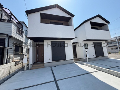 【外観】 | 神戸市垂水区歌敷山1丁目　新築1号棟　仲介手数料無料！ | 外観もきれいです