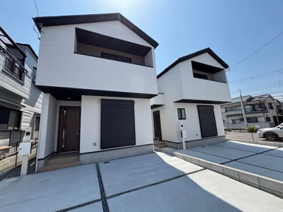 【外観】 | 神戸市垂水区歌敷山1丁目　新築1号棟　仲介手数料無料！ | 外はこのようになっています